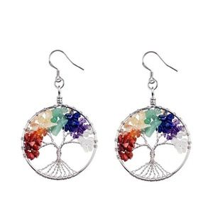 Tree of life Earrings chakra